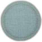 Venkovní koberec kulatý Harper modrý