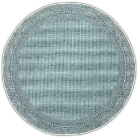 Venkovní koberec kulatý Harper modrý