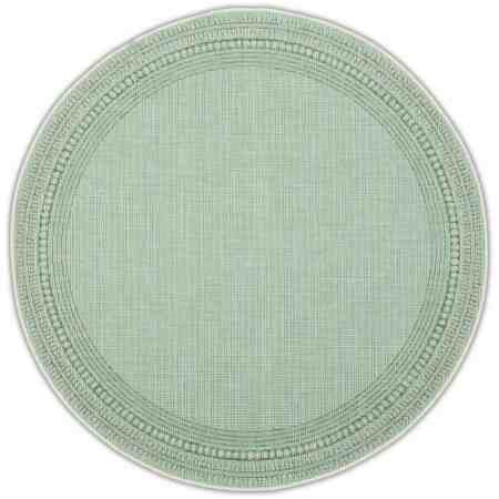 Venkovní koberec kulatý Harper zelený